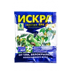 Флакон Искра золотая 1 мл. (от колорадс. жука)